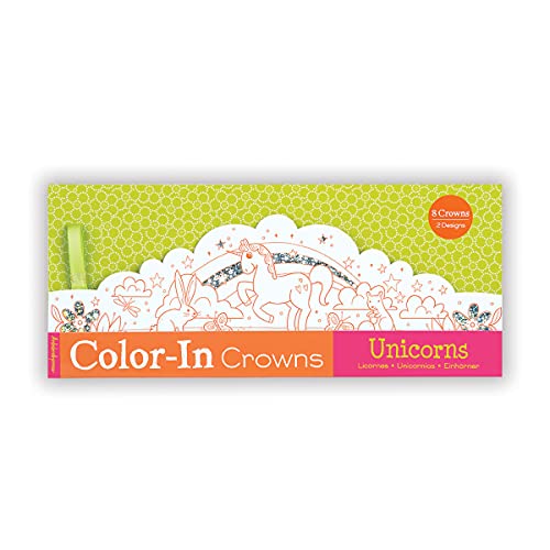 Unicorns Color-In Crowns