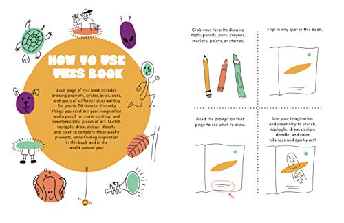 Dots & Spots: A Super-Duper Squiggly Doodle & Drawing Book