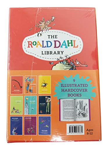 The Roald Dahl Library 9 ILLUSTRATED HARDCOVER BOOKS