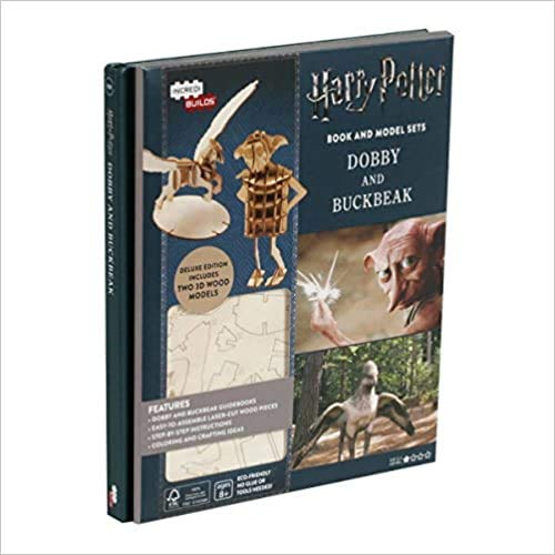 Harry Potter Book and Model Set Dobby and Buckbeak