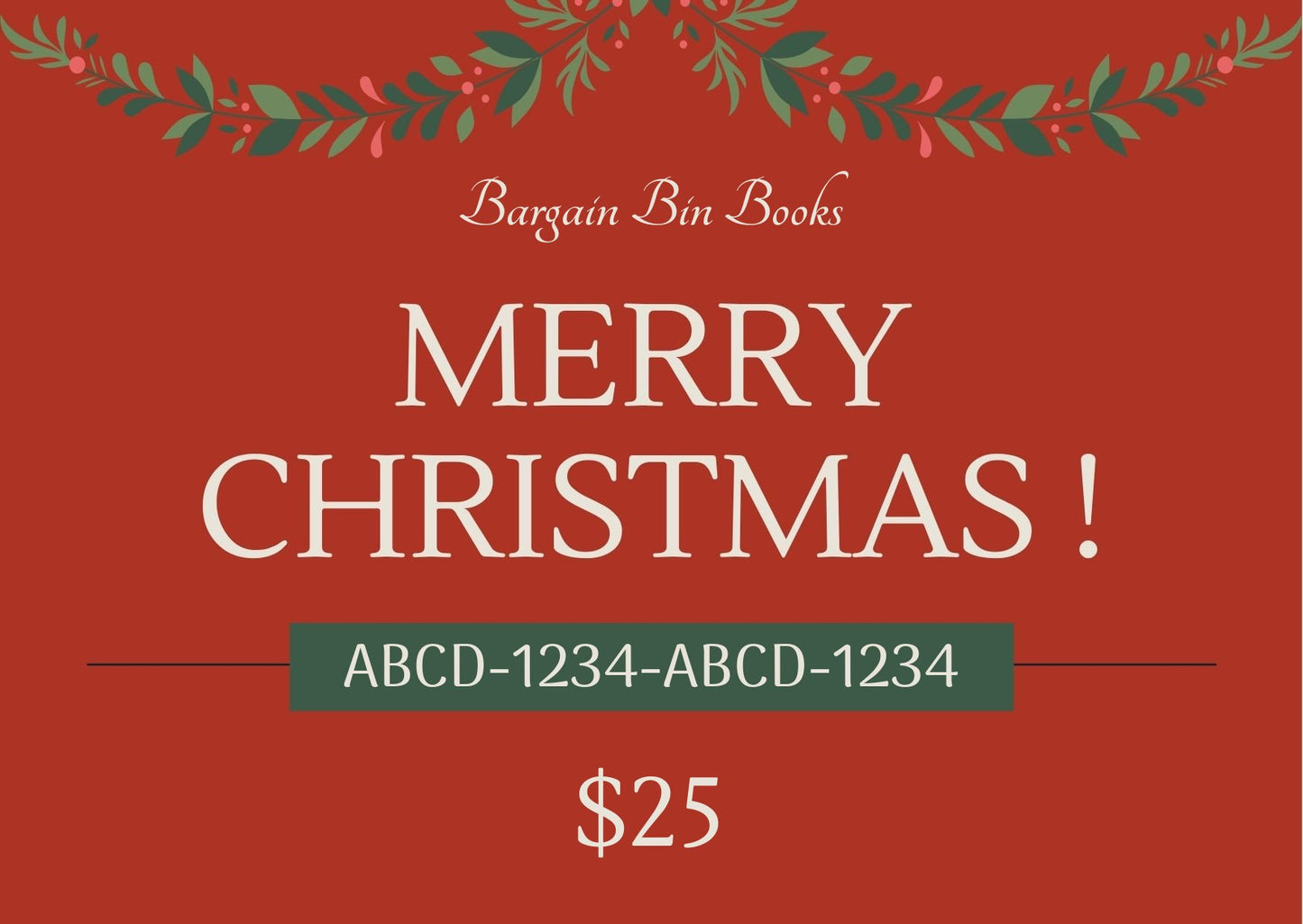 BargainBin Books Gift Cards