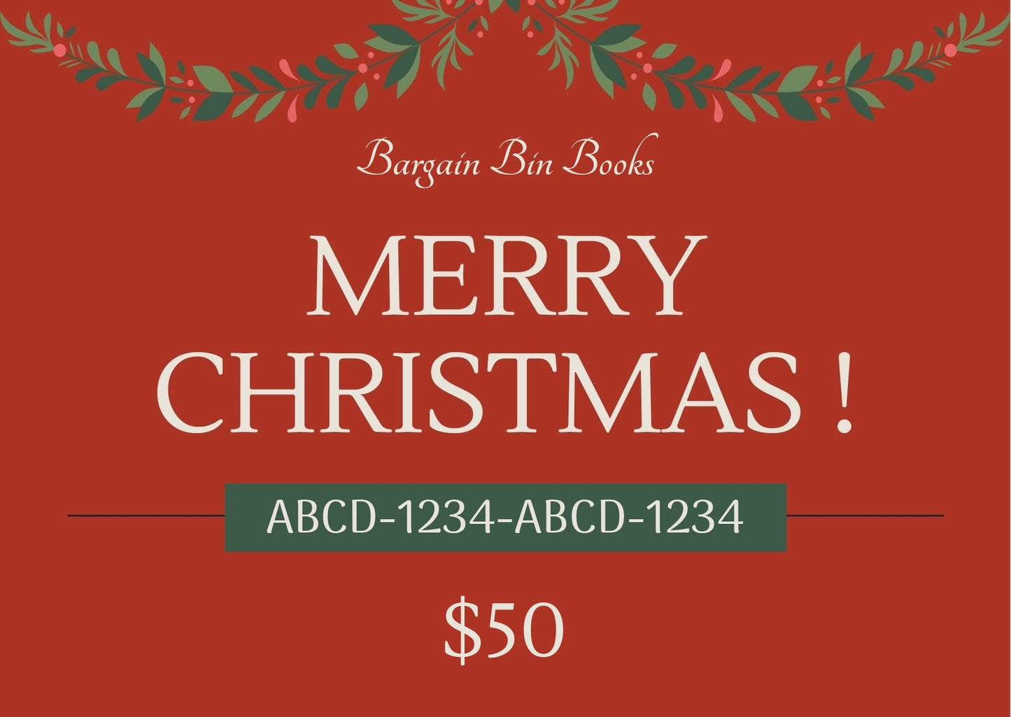 BargainBin Books Gift Cards