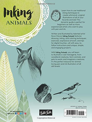 Illustration Studio: Inking Animals: A modern, interactive drawing guide to traditional illustration techniques