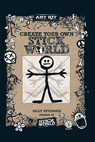 Create Your Own Stick World Kit: Includes technique book, pens, and 80 page drawing journal!