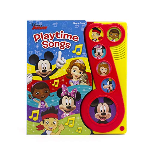 Disney Junior Mickey, Minnie, and More! - Playtime Songs Little Music Note Sound Book - PI Kids