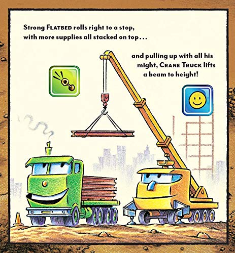 Mighty, Mighty Construction Site Sound Book (Books for 1 Year Olds, Interactive Sound Book, Construction Sound Book) (Goodnight, Goodnight Construction Site)