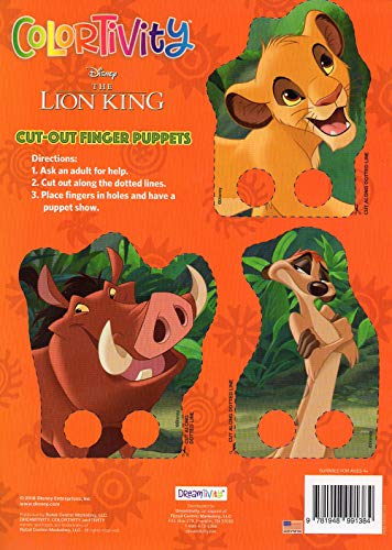 Disney The Lion King - Forever Pals - Colortivity - Coloring & Activity Book