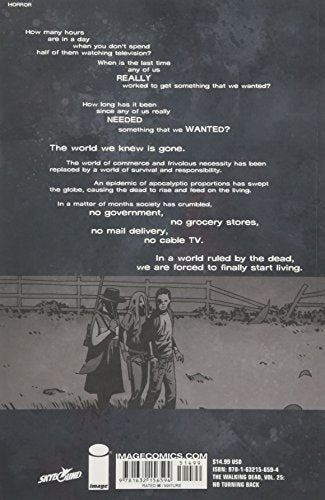 The Walking Dead Volume 25: No Turning Back (The Walking Dead, 25)