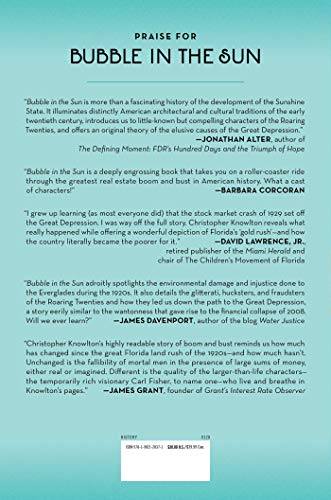 Bubble in the Sun: The Florida Boom of the 1920s and How It Brought on the Great Depression