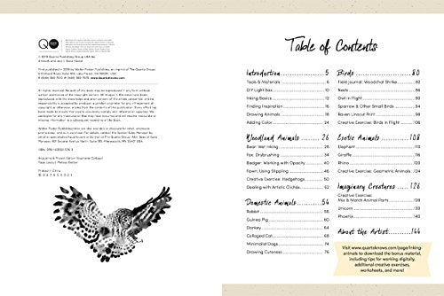 Illustration Studio: Inking Animals: A modern, interactive drawing guide to traditional illustration techniques