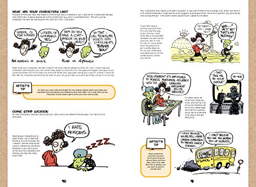 The Little Book of Cartooning & Illustration: More than 50 tips and techniques for drawing characters, animals, and expressions (The Little Book of ..., 4)