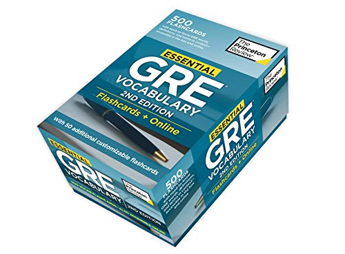 The Princeton Review Essential GRE Vocabulary: 500 Essential Vocabulary Words to Help Boost Your GRE Score (Graduate School Test Preparation)