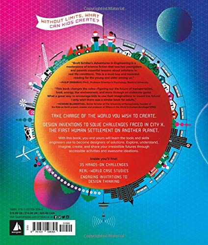 Adventures in Engineering for Kids: 35 Challenges to Design the Future - Journey to City X - Without Limits, What Can Kids Create? (Design Genius Jr., 1)