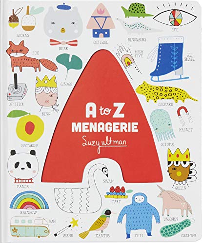 A to Z Menagerie: (ABC Baby Book, Sensory Alphabet Board Book for Babies and Toddlers, Interactive Book for Babies)