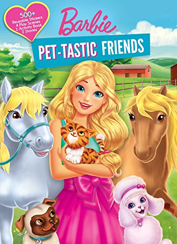 Barbie: Pet-tastic Friends (Panorama Sticker Storybook)