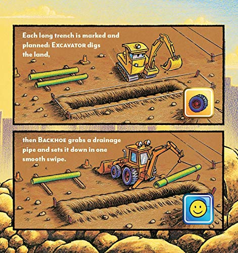 Mighty, Mighty Construction Site Sound Book (Books for 1 Year Olds, Interactive Sound Book, Construction Sound Book) (Goodnight, Goodnight Construction Site)