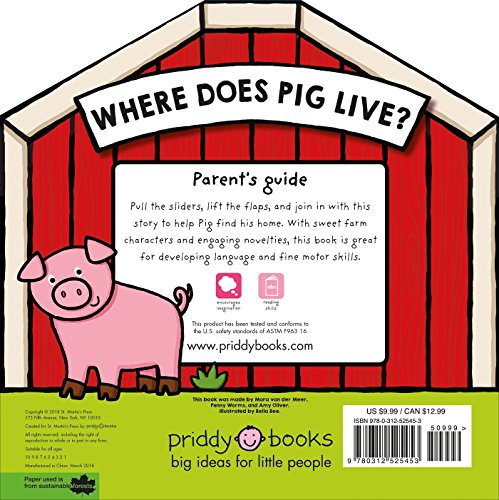 Where Does Pig Live?: A barnyard search-and-find book (Search & Find)