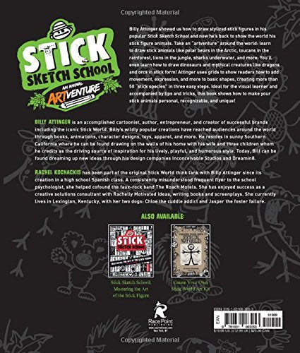 Stick Sketch School: An Animal Artventure: Mastering the Art of Stick Figure Critters (Stick World)