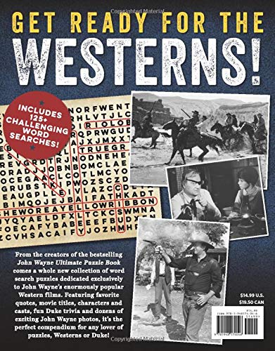 The John Wayne Word Search Book – The Westerns Large Print Edition (John Wayne Puzzle Books)