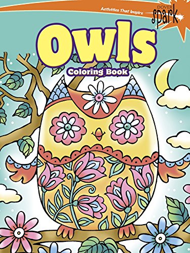 SPARK Owls Coloring Book (Dover Coloring Books)