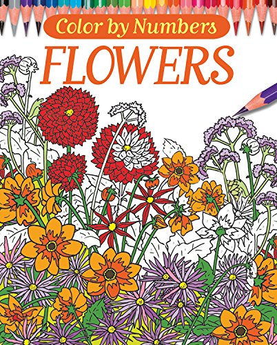 Color By Numbers - Flowers (Chartwell Coloring Books)