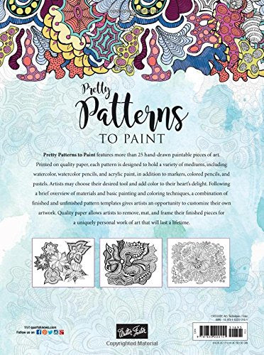 Pretty Patterns to Paint: More than 25 whimsical poster-size patterns to paint & color