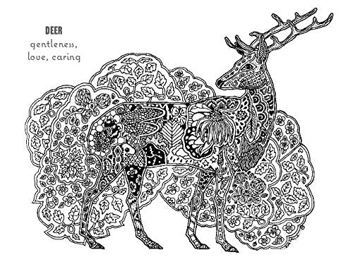 Color Yourself to Calmness Postcard Book: 20 animal images to color in for inner peace